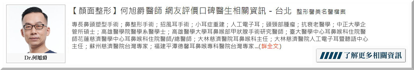 網友評價口碑醫生相關資訊